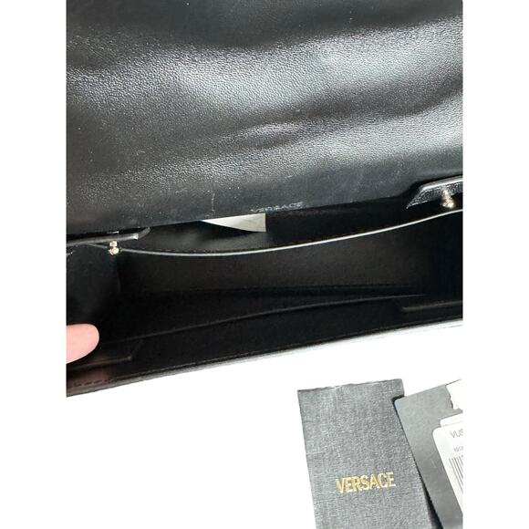 Versace NWT Crystal Medusa ‘95 Small Handbag in Black - Picture 14 of 16